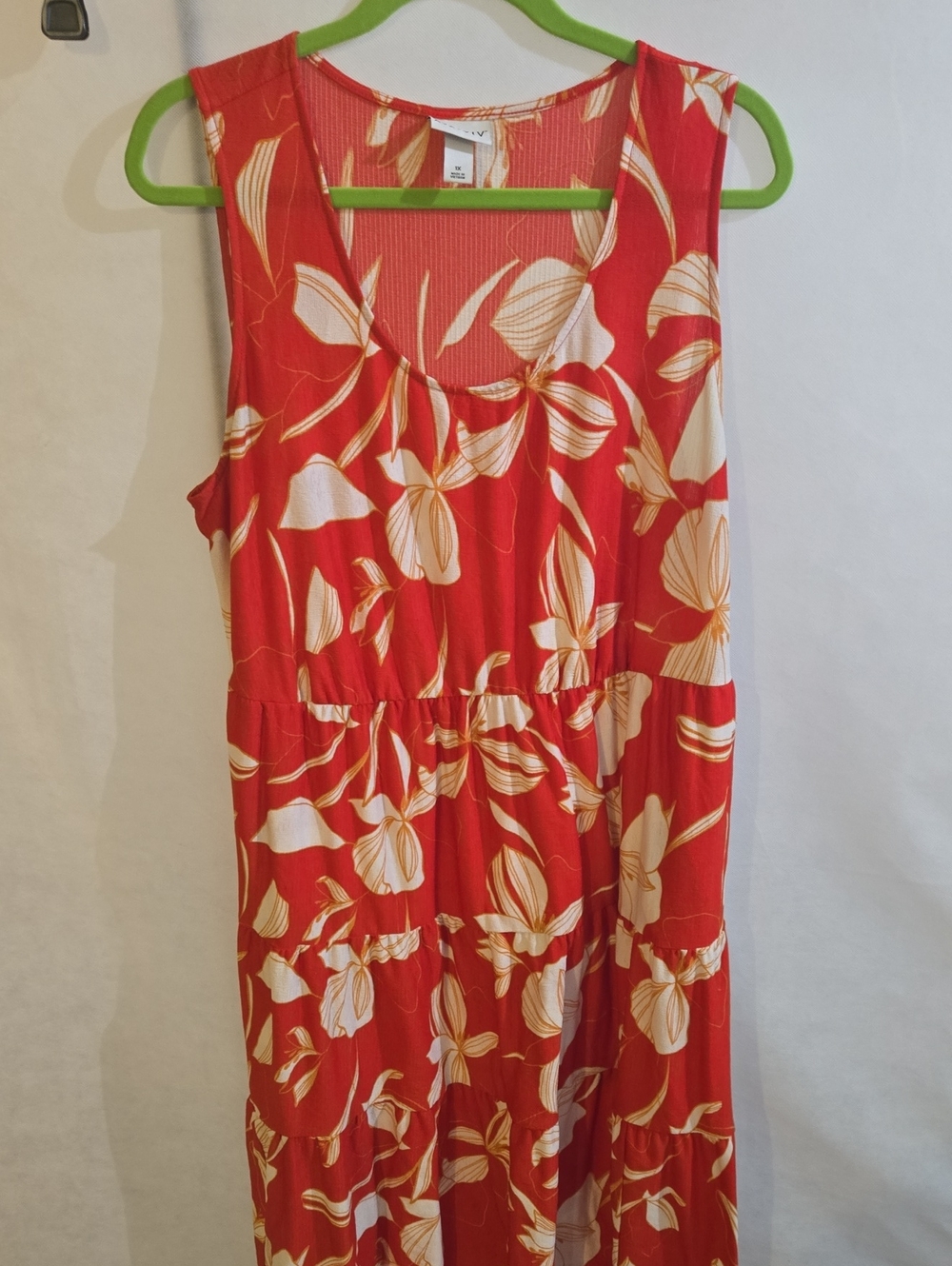 Ava & Viv Maxi Dress with Cream Print